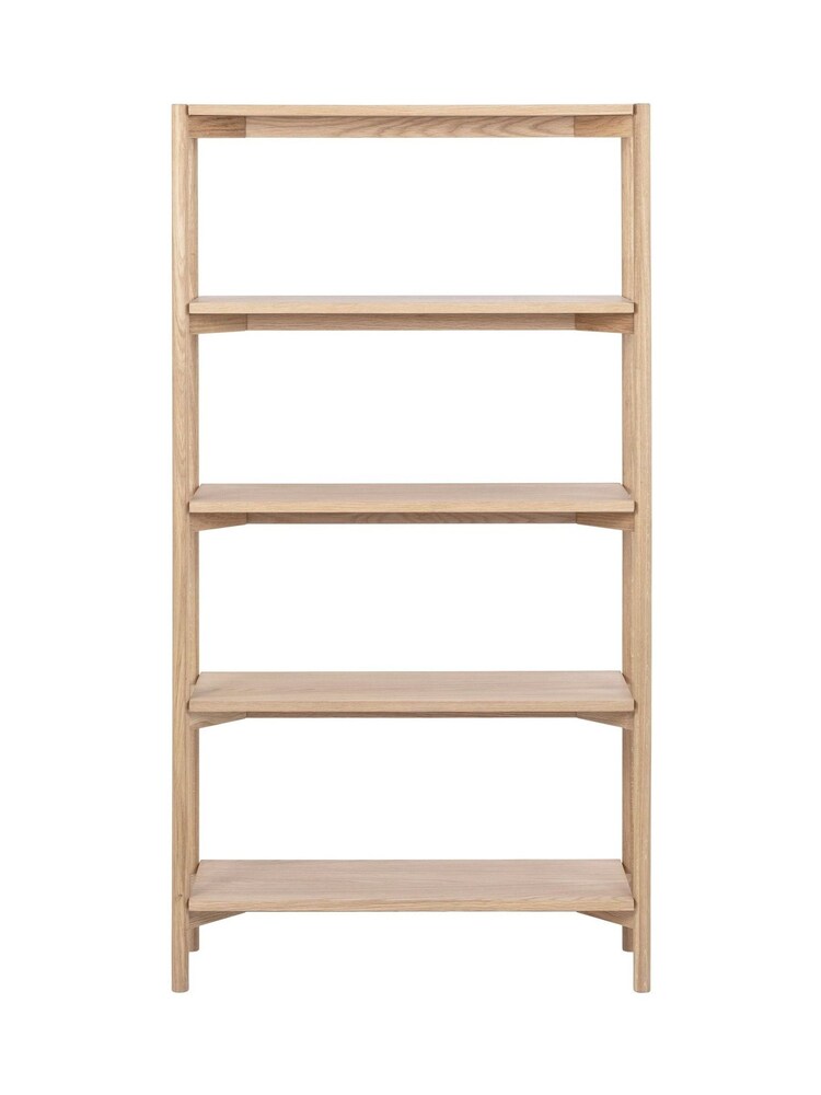 Actona Black Oak Braidwood Tall Bookcase with 4 Shelves - Image 2 of 2