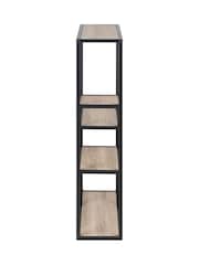 Actona Black Oak Seaford Metal Wall Shelf with 3 Additional Shelves - Image 3 of 6