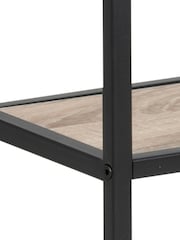Actona Black Oak Seaford Metal Wall Shelf with 3 Additional Shelves - Image 5 of 6