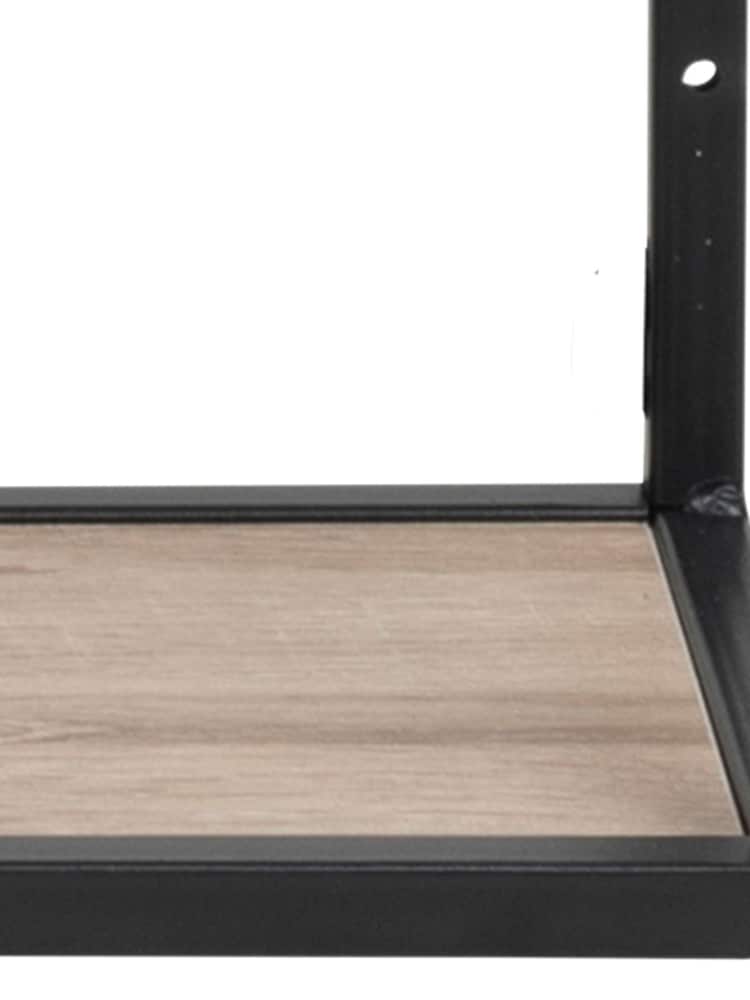 Actona Black Oak Seaford Metal Wall Shelf with 3 Additional Shelves - Image 6 of 6