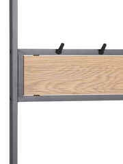 Actona Black Seaford Clothes Rack with 3 Shelves - Image 6 of 6