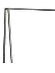 Actona Black Oak Seaford Metal Clothes Rack with 2 Oak Shelves - Image 6 of 6