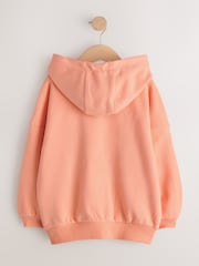 Bright Orange Zip Through Hoodie (3-16yrs) - Image 7 of 10