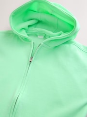 צבע ירוק בהיר - קפוצ'ון עם רוכסן מלא (3-16שנים) - תמונה 3 מתוך 4