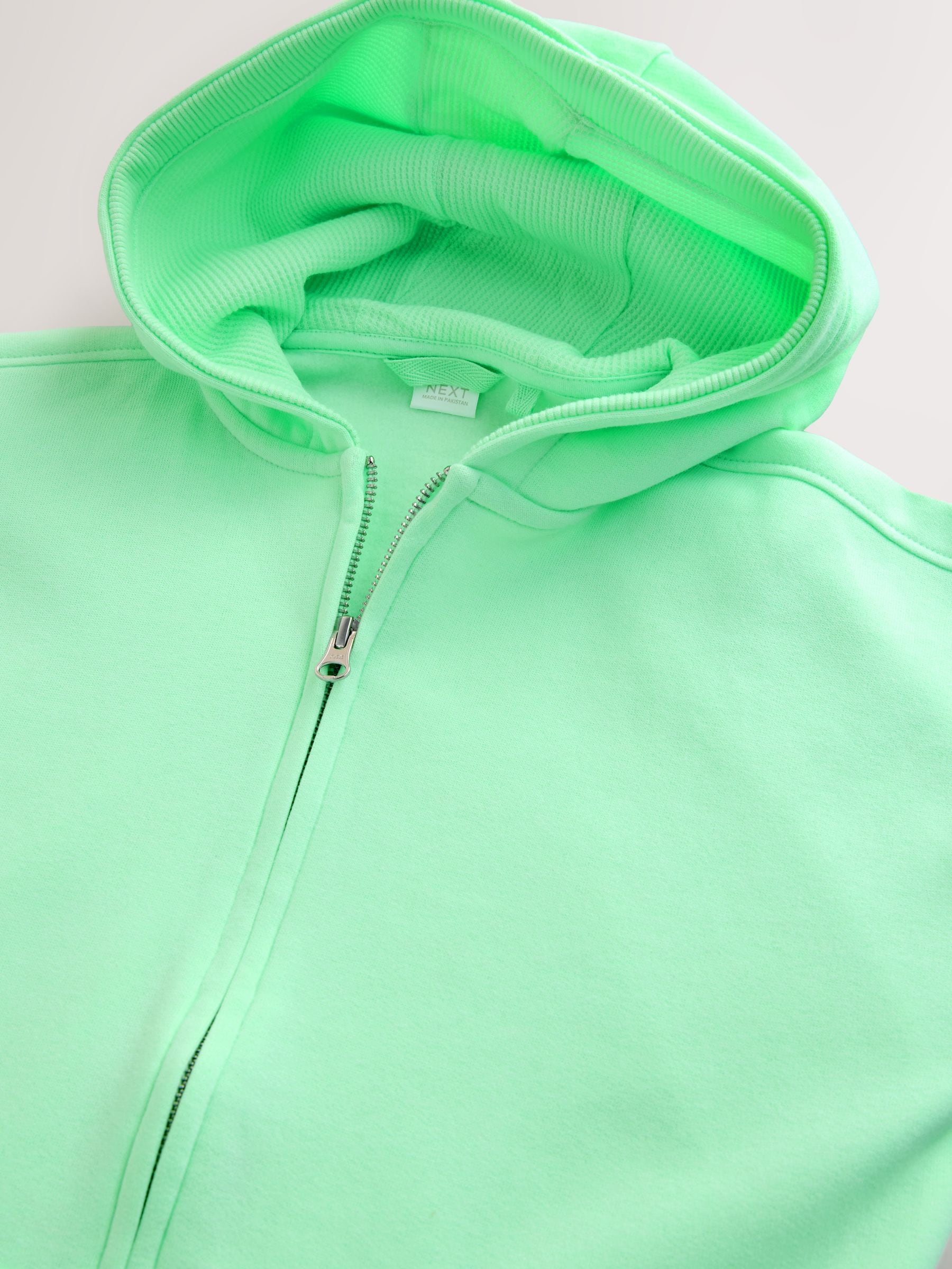 Buy Lime Green Zip Through Hoodie (3-16yrs) from Next South Africa