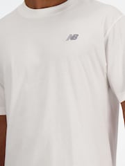 New Balance White Essentials T-Shirt - Image 4 of 4