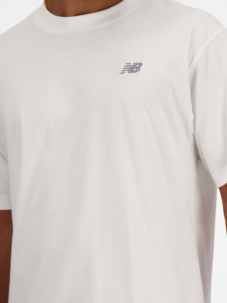 New Balance White Essentials T-Shirt - Image 4 of 4
