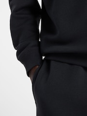 New Balance Black Reimagined Fleece Crew Neck Sweat Top - Image 3 of 7