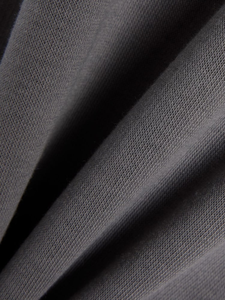 New Balance Grey Reimagined Fleece Crew Neck Sweat Top - Image 6 of 6