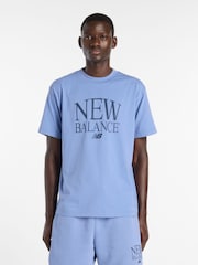 New Balance Navy Reimagined Graphic T-Shirt - Image 1 of 6