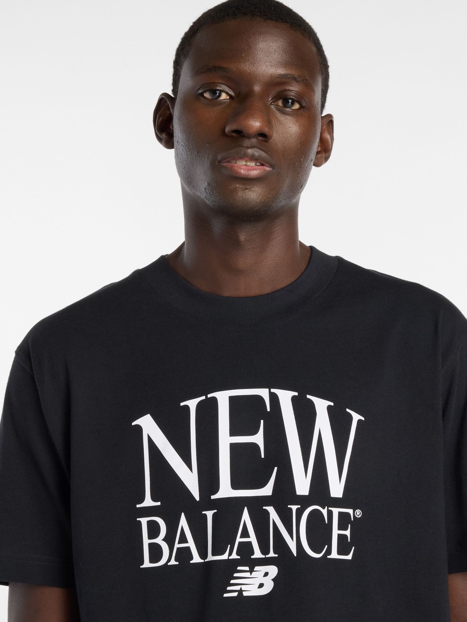 Buy New Balance Black Reimagined Graphic T-Shirt from Next Romania