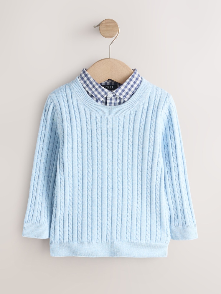 Polo Ralph Lauren - Pull En Maille De Coton épaisse Avec Logo Emblematique Et Demi Fermeture Eclair Gris