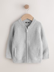 グレー - ジップアップ カーディガン（3 ヶ月〜 7 歳） - 画像 5 / 8