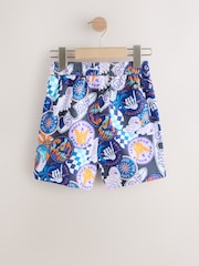 Surf Grey Printed Swim Shorts (3-16yrs) - Image 2 of 4