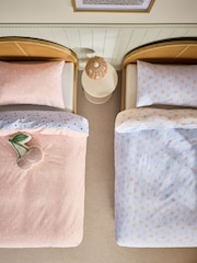 2 Pack Blue/Neutral Floral Duvet Cover and Pillowcase Set - Image 3 of 7