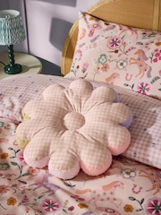 Pink/Purple Flower Cushion - Image 2 of 6