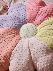 Pink/Purple Flower Cushion - Image 5 of 6