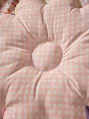 Pink/Purple Flower Cushion - Image 6 of 6