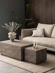 Actona Grey Dice Coffee Table Set - Image 1 of 5