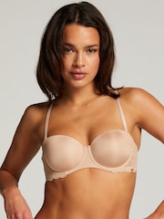 Hunkemöller  Angie Padded Underwired Strapless Nude Bra - Image 1 of 3