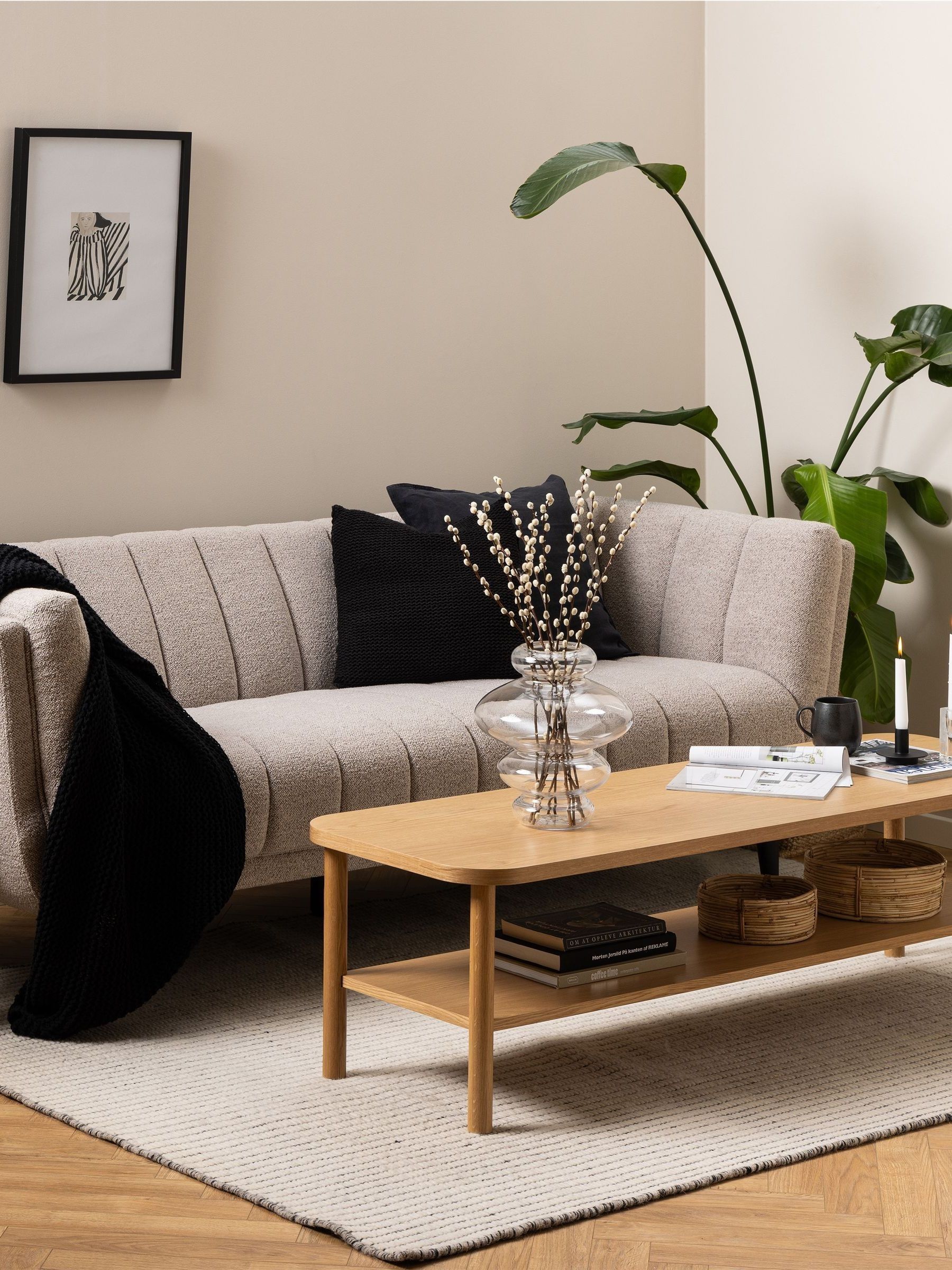 Furniture To Go - Banbury Oak Rectangular Coffee Table - Oak - Image 5