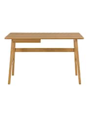 Actona Oak Barnett Desk - Image 4 of 6