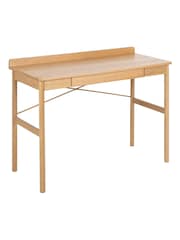 Actona Oak Paul Office Desk - Image 3 of 6