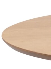 Actona Black Oak Roxby 4 Seater Compact Round Dining Table - Image 4 of 6