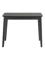 Actona Black Roxby Office Desk - Image 4 of 6
