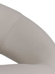 Actona Grey Plump Swivel Bar Stool with Open Back - Image 5 of 6