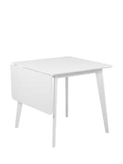 Actona White Roxby Square Dining Table - Image 5 of 6