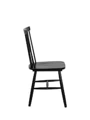 Actona Set of 2 Black Riano Dining Chairs - Image 6 of 6