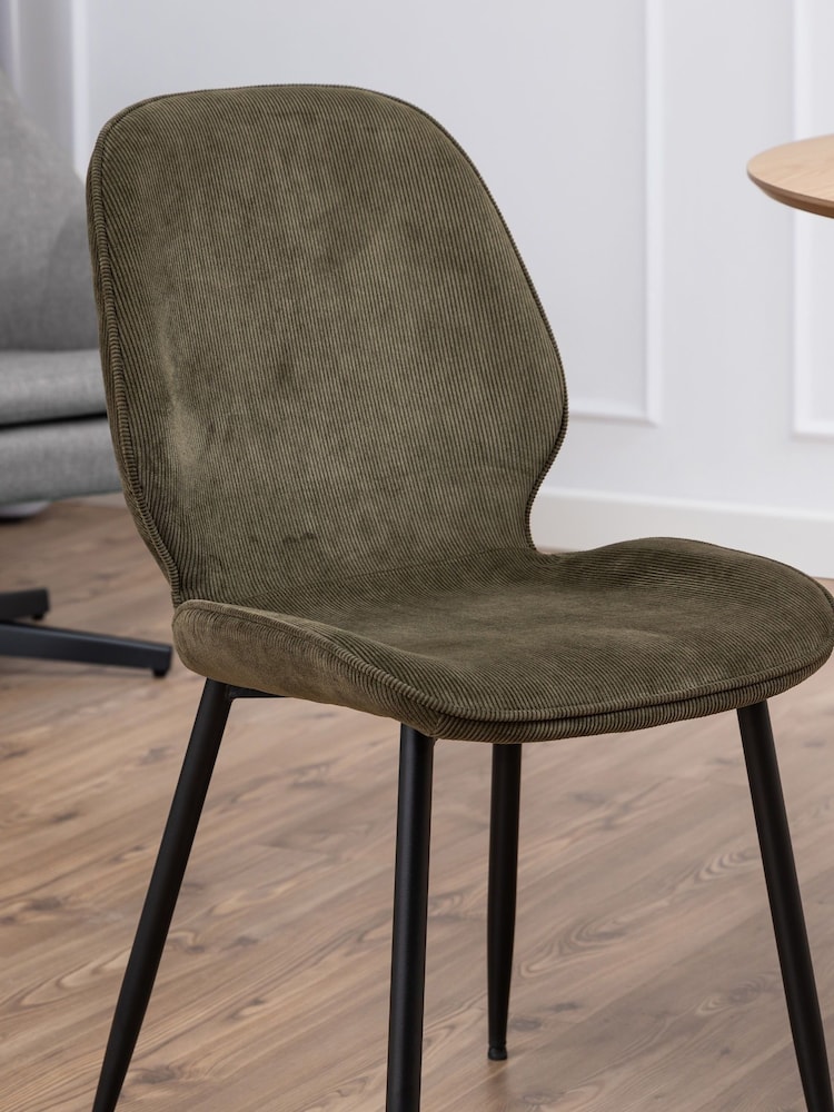 Actona Set of 4 Green Femke Dining Chairs - Image 2 of 6