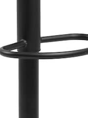 Actona Set of 2 Black Finch Bar Stools - Image 6 of 6