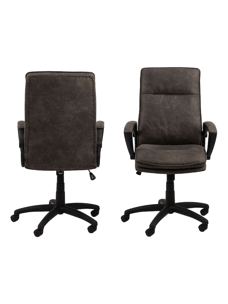 Actona Black Brad Swivel Office Chair - Image 5 of 5