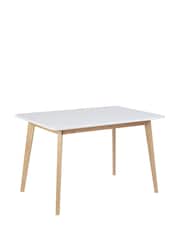 Actona White Oak Raven Dining Table - Image 3 of 4