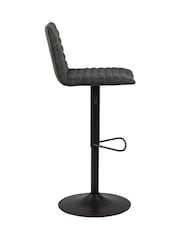 Actona Set of 2 Grey Kimmy Bar Stools - Image 5 of 6