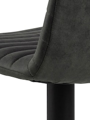 Actona Set of 2 Grey Kimmy Bar Stools - Image 6 of 6