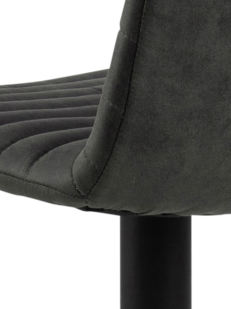 Actona Set of 2 Grey Kimmy Bar Stools - Image 6 of 6