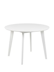 Actona White Roxby Compact Round Dining Table - Image 3 of 6