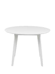 Actona White Roxby Compact Round Dining Table - Image 4 of 6