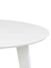 Actona White Roxby Compact Round Dining Table - Image 6 of 6