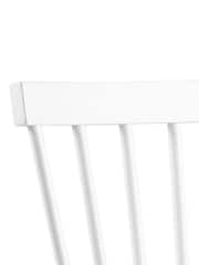 Actona Set of 2 White Riano Dining Chairs - Image 5 of 6