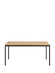 Actona Black Oak Seaford 4-6 Seater Dining Table - Image 5 of 6