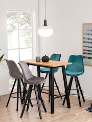 Actona Black Oak Chara Bar Table - Image 2 of 6