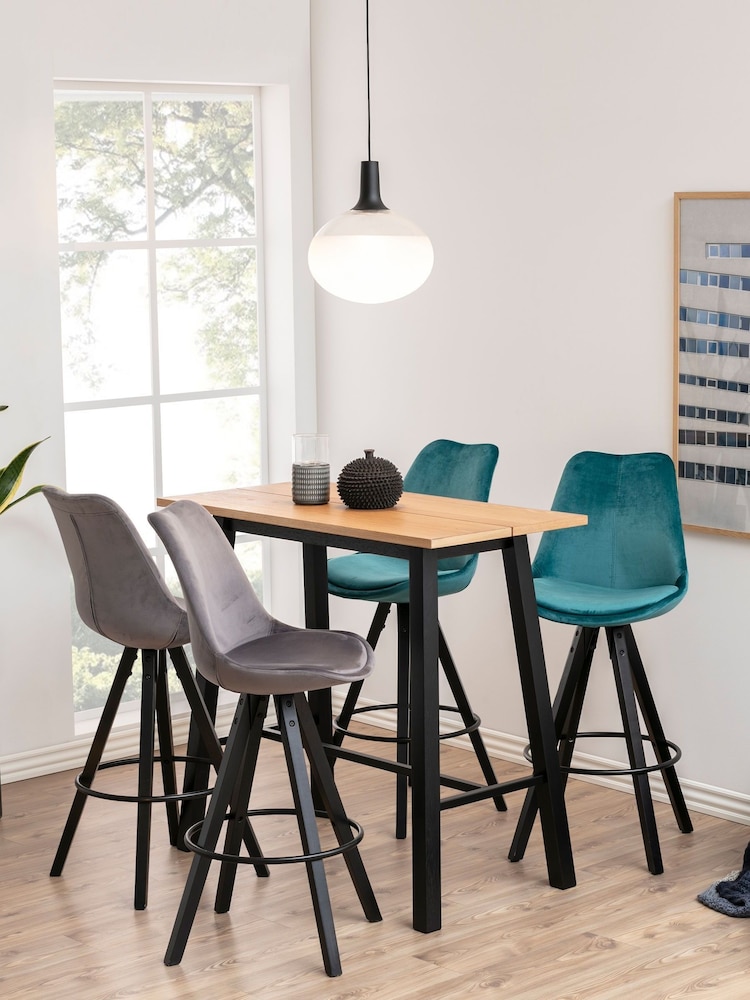 Actona Black Oak Chara Bar Table - Image 2 of 6