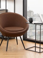 Actona Black Infinity Side Table - Image 1 of 6