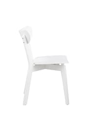 Actona Set of 2 White Roxby Dining Chairs - Image 5 of 5