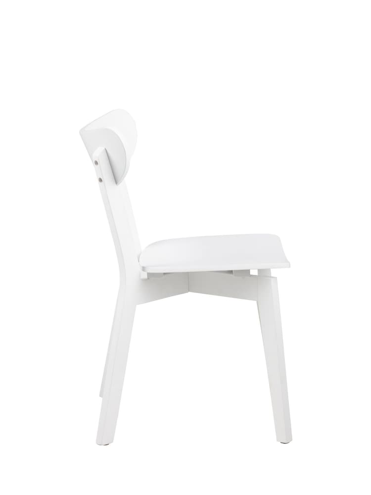 Actona Set of 2 White Roxby Dining Chairs - Image 5 of 5