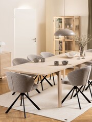 Actona White Oak Linley Dining Table - Image 2 of 6